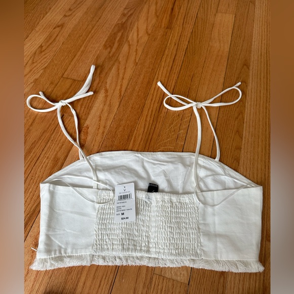 Windsor white linen two piece skirt set - Picture 7 of 7